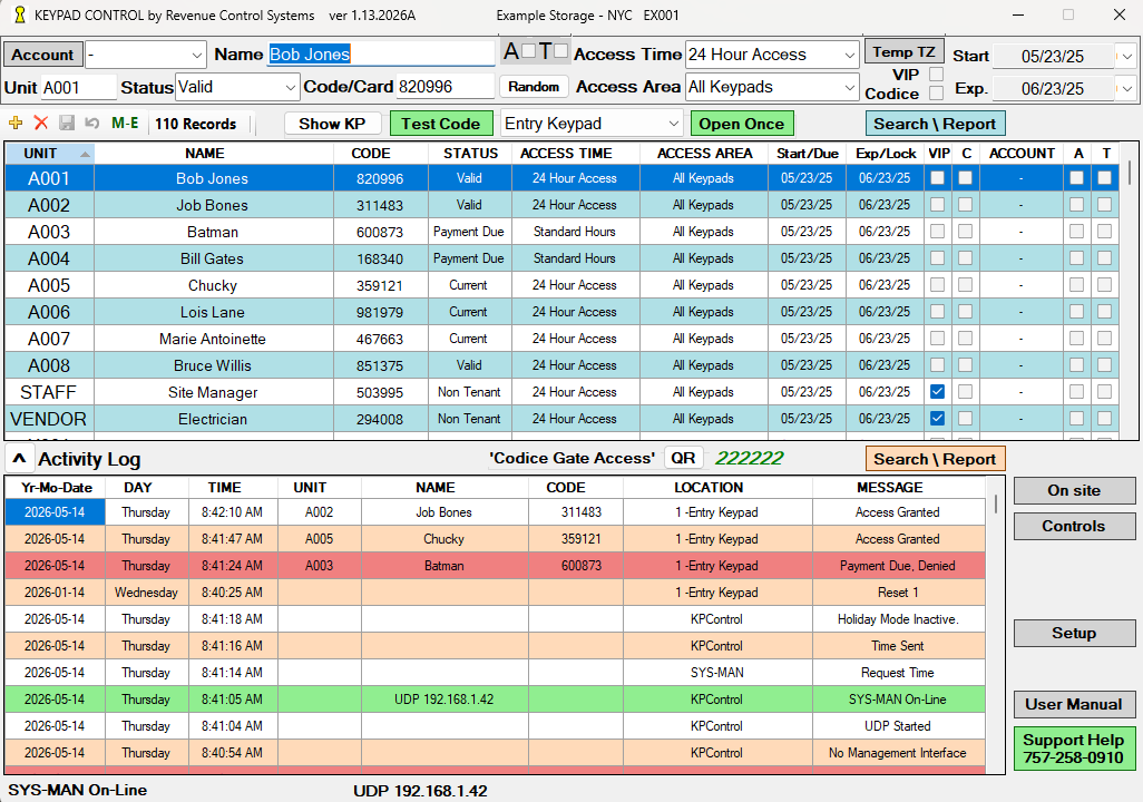 KP-Control Desktop Software